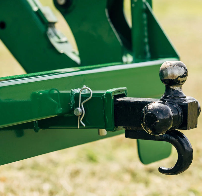 Load image into Gallery viewer, John Deere Front Loader 2" Receiver Hitch Mount Plate – Hook & Pin, Heavy Duty Grade 50 Steel