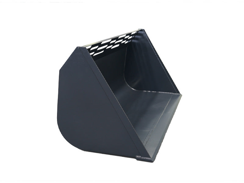 Indlæs billede i Gallery Viewer, Front Loader Snow Bucket Light Material, Euro SMS Z602 Hitch 79-94 Inch High Capacity Tractor Bucket