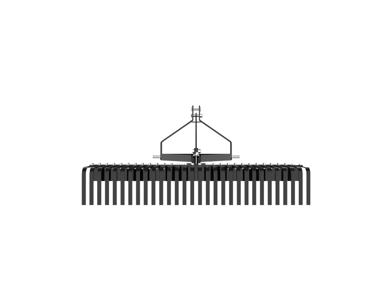 Load image into Gallery viewer, 72 Inch 3-Point Landscape Rock Rake for Cat 1 Compact Tractors, Heavy Duty Attachment