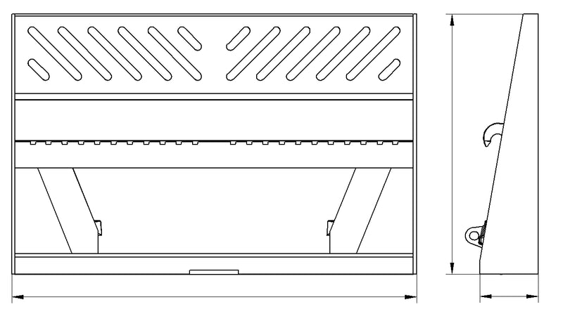 Load image into Gallery viewer, Heavy Duty Pallet Forks Frame Euro Hitch Class 2A 2 Ton Capacity