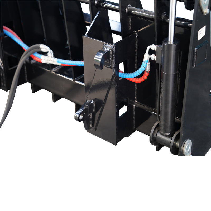 Load image into Gallery viewer, Hydraulic Timber Grab Heavy Duty Log Grapple Loader Attachment for Logs Rocks Debris