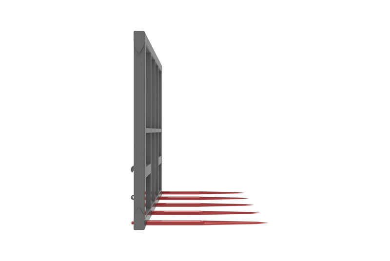Chargez l'image dans la visionneuse de la galerie, Hay Spear Front Loader Attachment Euro Bracket Round Square Bale T-SHF