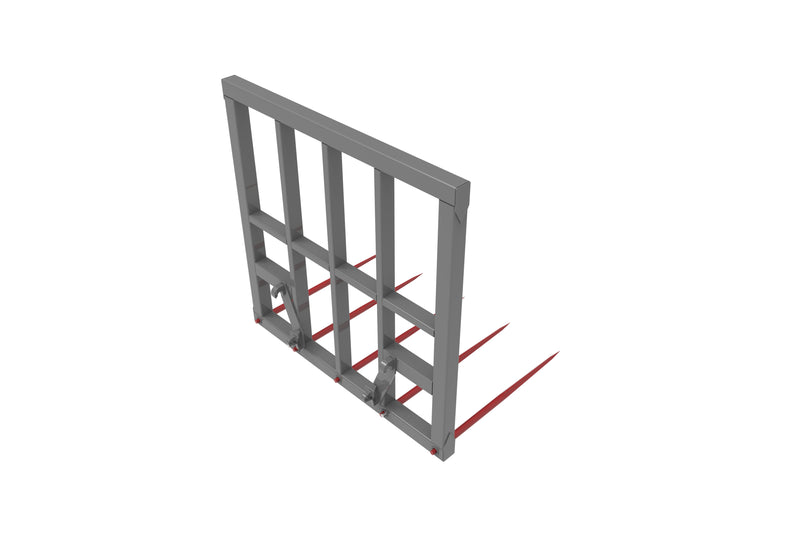 Chargez l'image dans la visionneuse de la galerie, Hay Spear Front Loader Attachment Euro Bracket Round Square Bale T-SHF