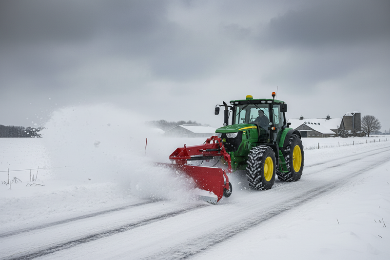 Load image into Gallery viewer, Dual Cylinder Hydraulic Snow Plow 3 Point Hitch Heavy Duty Tractor T-SP