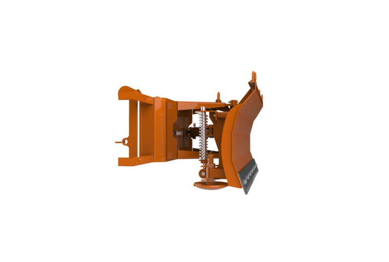 Indlæs billede i Gallery Viewer, Hydraulic Snow Blade Front Loader Euro SMS Trima ALO Bracket Spring Loaded T-SPE