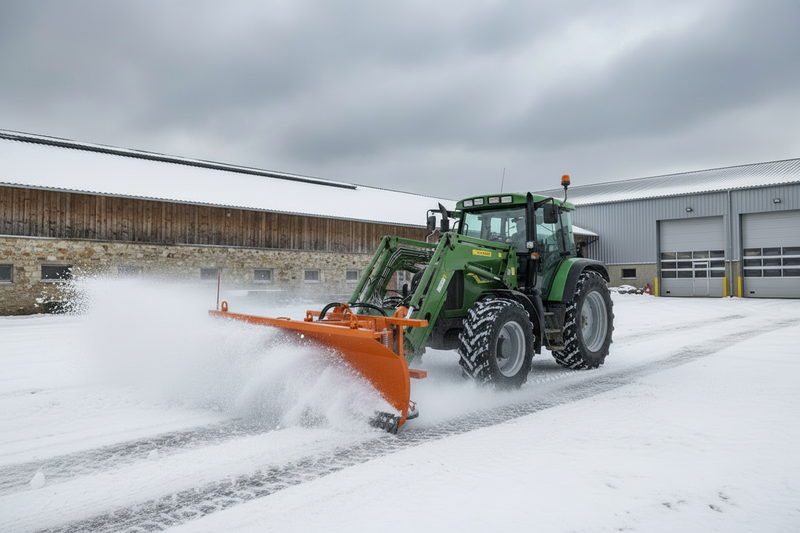 Indlæs billede i Gallery Viewer, Hydraulic Snow Blade Front Loader Euro SMS Trima ALO Bracket Spring Loaded T-SPE