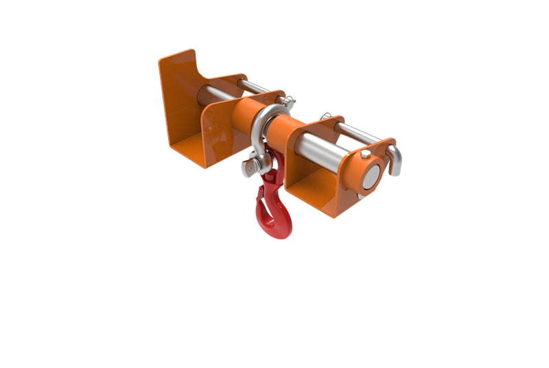 Indlæs billede i Gallery Viewer, Heavy-Duty Crane Hook for JCB Telehandler, 4 Tonne SWL, Quick Hitch Compatible