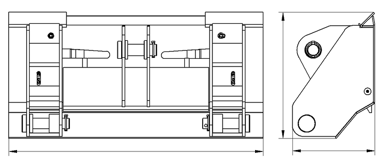 Load image into Gallery viewer, Wheel Loader Attachment Adapter - XG918A to SSH1140 Quick Change Coupler Plate