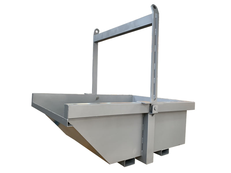 Indlæs billede i Gallery Viewer, Heavy Duty Steel Skip Bin 1.5m³ & 3m³ – Crane & Forklift Bulk Waste Bin 3T/5T SWL