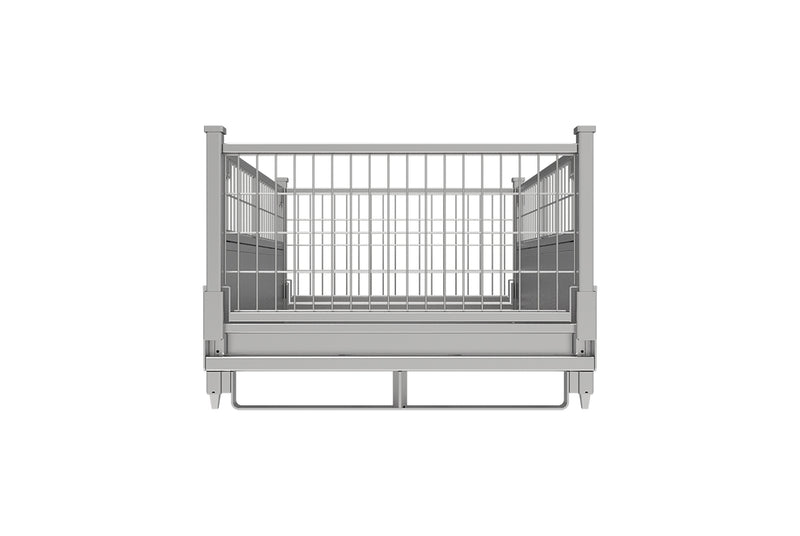 Chargez l'image dans la visionneuse de la galerie, Steel Storage Cage for Pallet Racking – Stackable, Removable Gates 1000kg