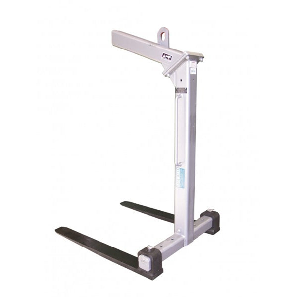 Indlæs billede i Gallery Viewer, Self-Levelling Crane Pallet Forks Adjustable Tine Width, SWL 2000kg