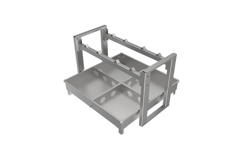Load image into Gallery viewer, Heavy Duty Drum Storage Rack with Spill Containment Tray – 2 or 3 Drum Industrial