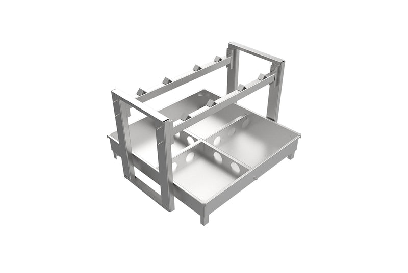 Load image into Gallery viewer, Heavy Duty Drum Storage Rack with Spill Containment Tray – 2 or 3 Drum Industrial