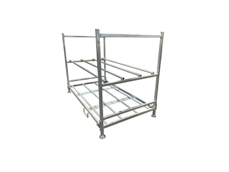 Indlæs billede i Gallery Viewer, Heavy Duty 2-Tier Tire Rack 1000kg/2200lbs – Freestanding Workshop Tyre Storage