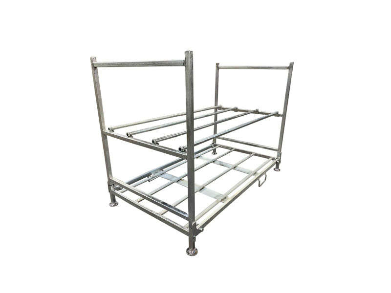 Indlæs billede i Gallery Viewer, Heavy Duty 2-Tier Tire Rack 1000kg/2200lbs – Freestanding Workshop Tyre Storage