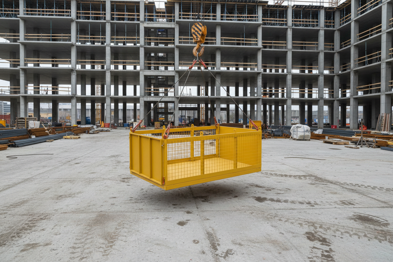 Load image into Gallery viewer, Heavy Duty Crane Cage with Lifting Lugs – Stackable 4500kg SWL