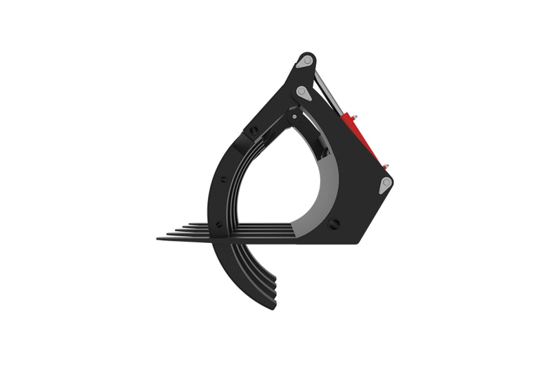 Indlæs billede i Gallery Viewer, Wheel Loader Timber Grab Attachment - Hydraulic Log Grapple for Wood, Pipe and Scrap Metal