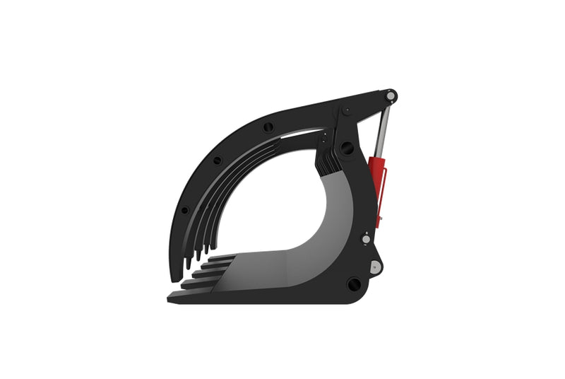 Indlæs billede i Gallery Viewer, Wheel Loader Waste Grapple Attachment - Heavy Duty Hydraulic Grab for Recycling and Agriculture
