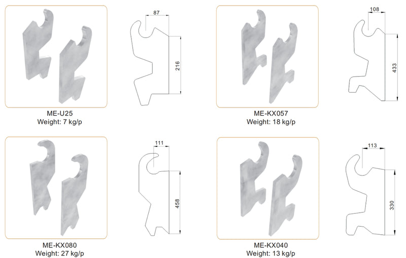 Load image into Gallery viewer, Excavator Weld-On Hitch Bracket John Deere & Kubota Bucket Attachment Conversion