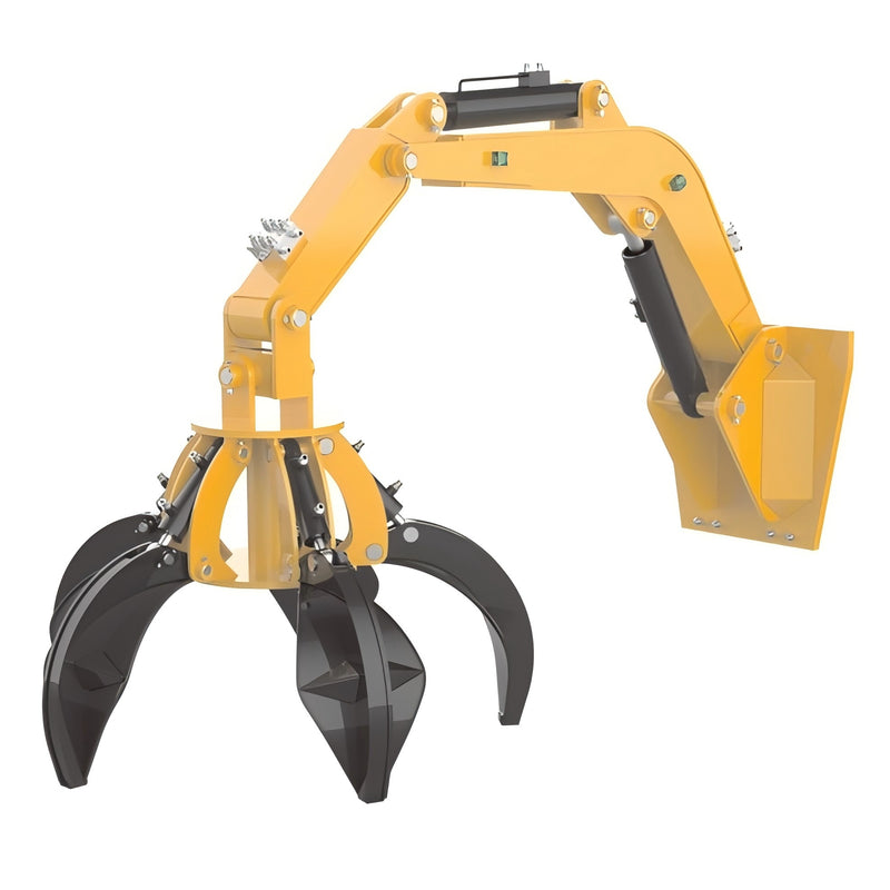 Laden Sie das Bild in Galerie -Viewer, Forklift Movable Leather Grab Attachment