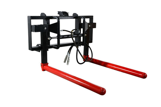 Hydraulic Bale Lifter Handler, 3 Point Cat 2 and SMS, 1000kg Tractor Attachment