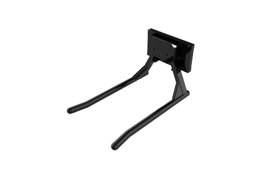 Mini Skid Steer Round Bale Lifter 2200 lbs Heavy Duty Hay Silage Bale Handler Attachment