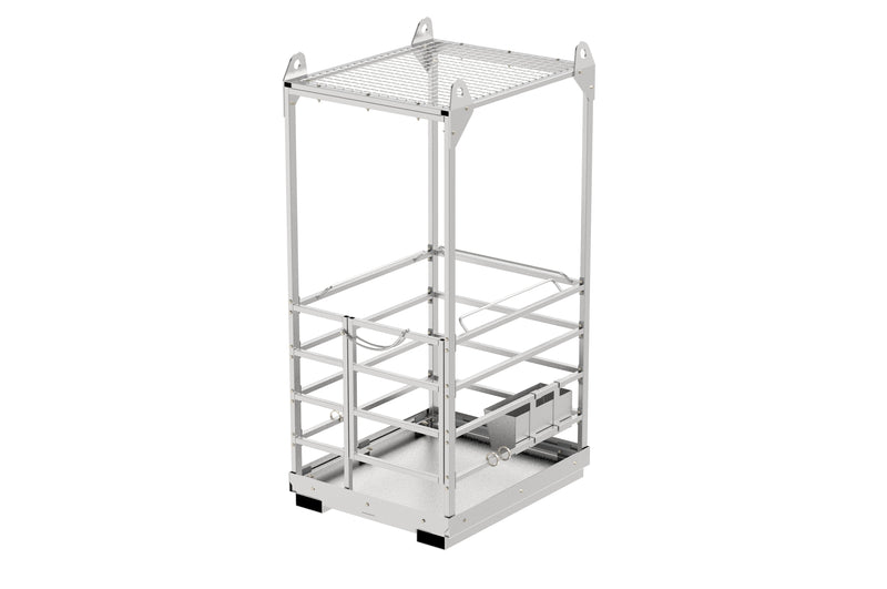 Load image into Gallery viewer, Personnel Crane Cage 250–500kg SWL – 1 to 4 Person Work Cage AS1418.17
