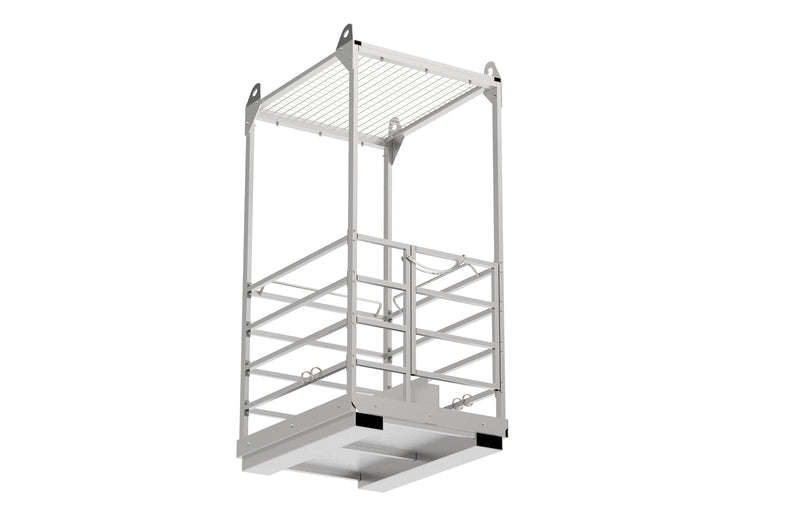 Load image into Gallery viewer, Personnel Crane Cage 250–500kg SWL – 1 to 4 Person Work Cage AS1418.17
