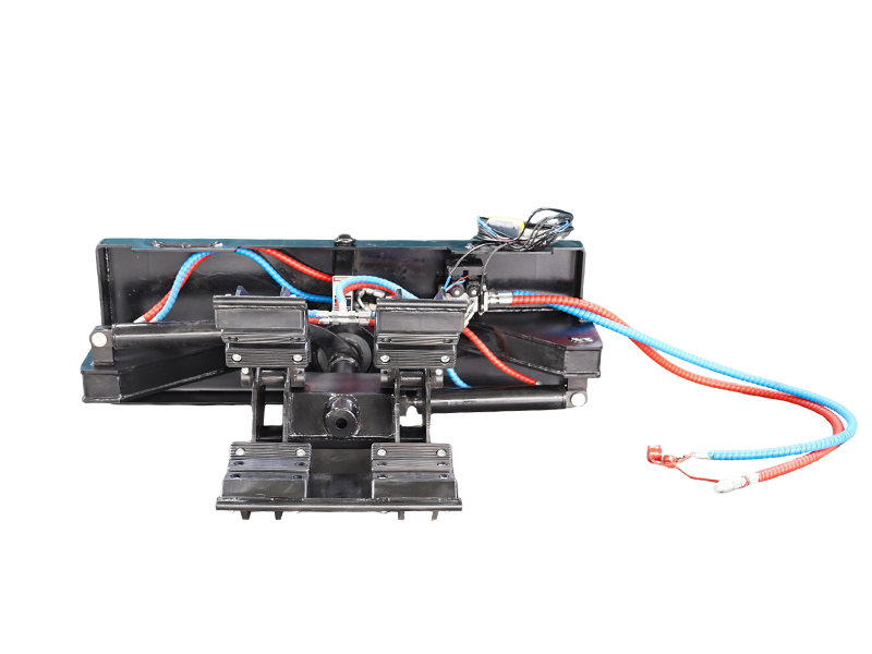 ギャラリービューアに画像をロードする, Skid Steer Pole Setter Attachment Double Cylinder Rotating 540kg

