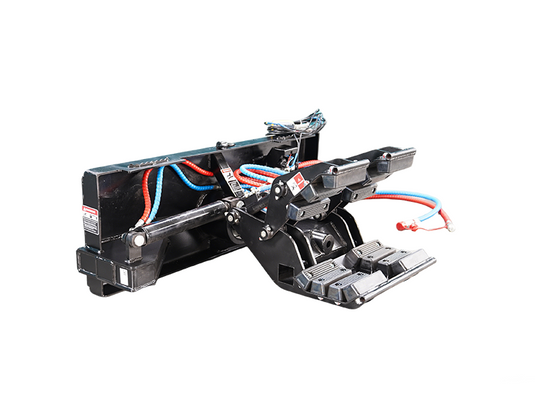 Skid Steer Pole Setter Attachment Double Cylinder Rotating 540kg