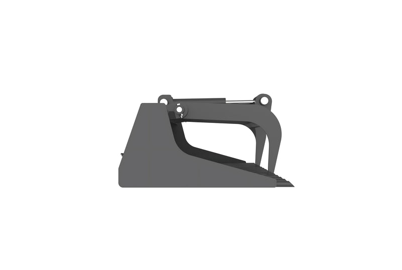 Load image into Gallery viewer, Mini Skid Steer Rock Grapple Bucket 44 Inch Hydraulic Heavy Duty Attachment for Demolition Debris
