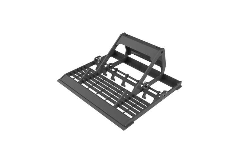 Indlæs billede i Gallery Viewer, Heavy Duty Mini Skid Steer Leveling Bar - Dual Cutting Edge Land Grading Attachment
