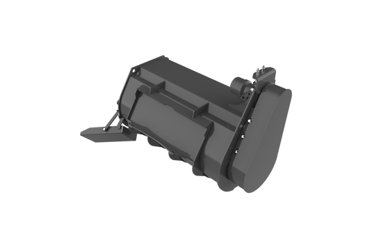 Mini Skid Steer Self Loading Concrete Mixer Bucket - 100L Hydraulic Discharge with Bag Breaker