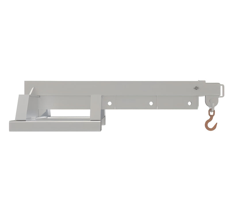 Load image into Gallery viewer, Forklift Fixed Long Jib Boom Attachment – 10T Ultra Heavy-Duty, 3.56m Reach, Wide Pocket, Zinc Plated

