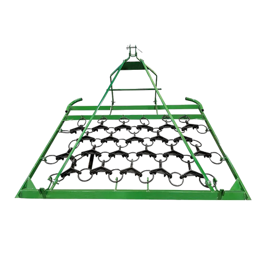 Tractor Grass Harrow, Reversible Pasture Harrow for Lawn and Field Maintenance, 2 m / 4 m