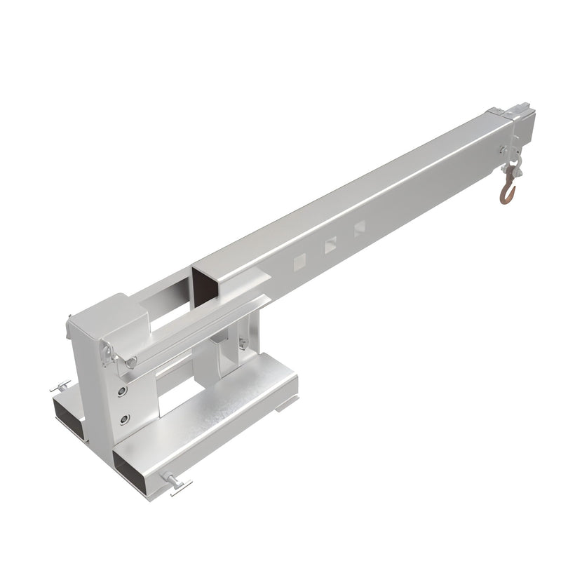 Laden Sie das Bild in Galerie -Viewer, Adjustable Hoist Pivoting Forklift Jib Boom Crane 6000lb Lift Capacity
