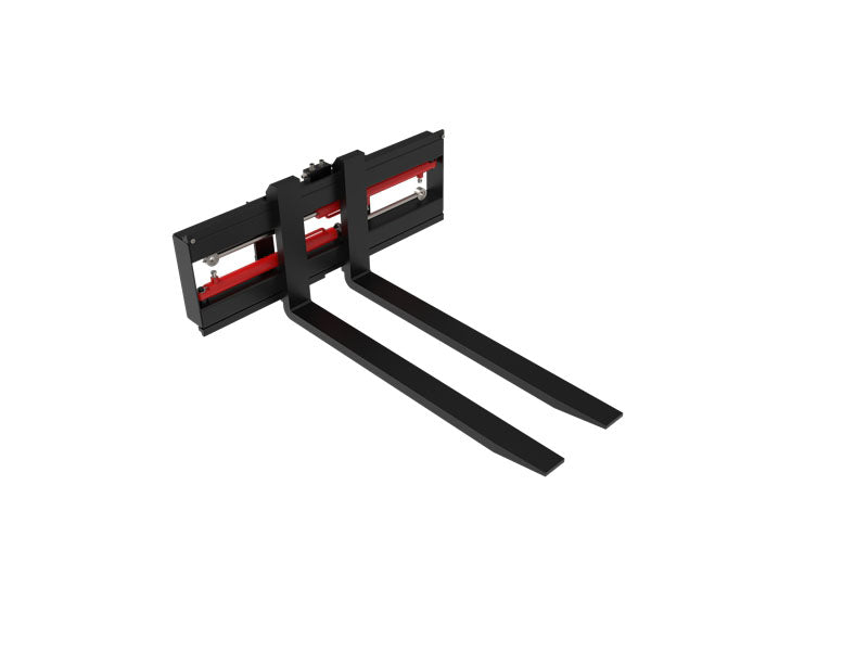 Indlæs billede i Gallery Viewer, Hydraulic Adjustable Pallet Forks for Avant 300-700 Compact Loader

