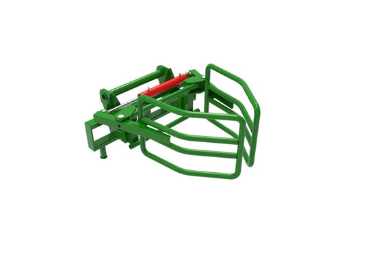 Hydraulic Round Bale Grab for JCB and Manitou Front End Loader, 2000kg SWL