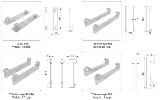 Front Loader Quick Attach Bracket Euro SMS Trima Big BM Tractor Attachment Adapter