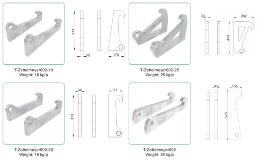 Front Loader Quick Attach Bracket Euro SMS Trima Big BM Tractor Attachment Adapter