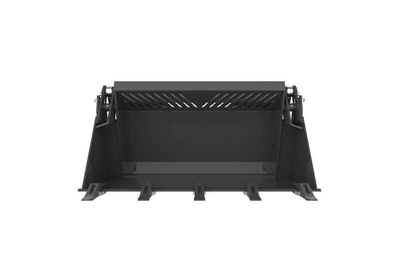 Load image into Gallery viewer, 4 in 1 Skid Steer Bucket with Teeth 44 Inch Low Profile Extended Bottom Heavy Duty Attachment
