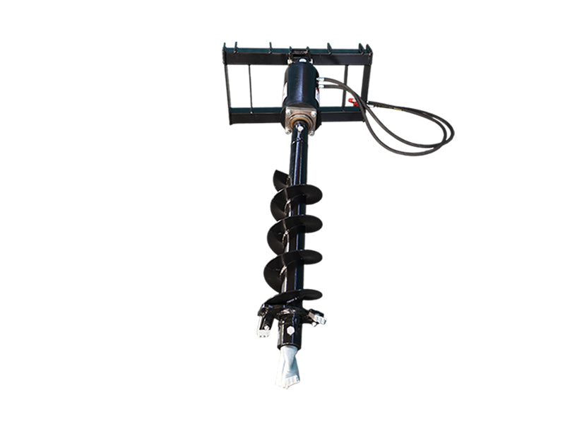 Load image into Gallery viewer, Skid Steer Hydraulic Auger Attachment Planetary Gear Drive Fence Post Tree Planting
