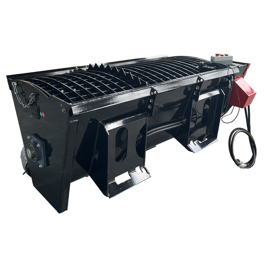 Skid Steer Self Loading Concrete Mixer Bucket 250L Hydraulic Discharge Bag Breaker Attachment