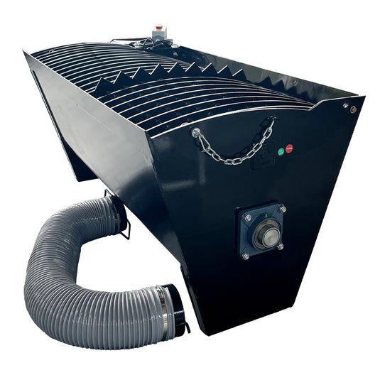 Skid Steer Self Loading Concrete Mixer Bucket 250L Hydraulic Discharge Bag Breaker Attachment