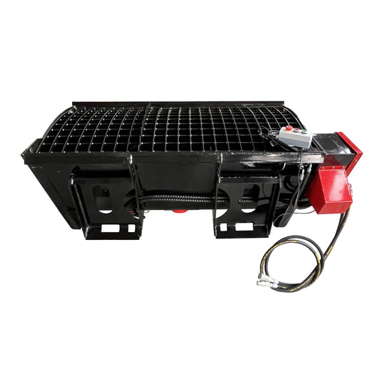 Skid Steer Self Loading Concrete Mixer Bucket 250L Hydraulic Discharge Bag Breaker Attachment