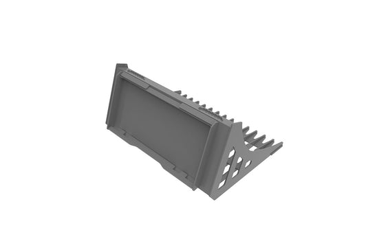 Compact Skid Steer Small Rock Bucket for fast clean-up, ground leveling