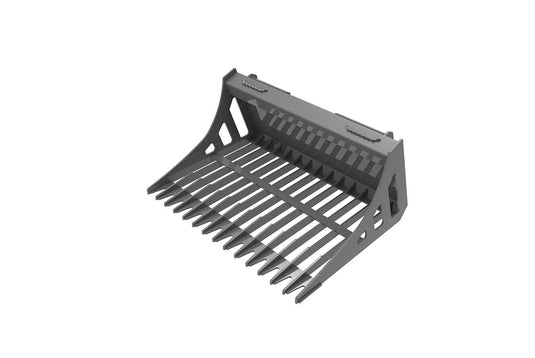 Compact Skid Steer Small Rock Bucket for fast clean-up, ground leveling