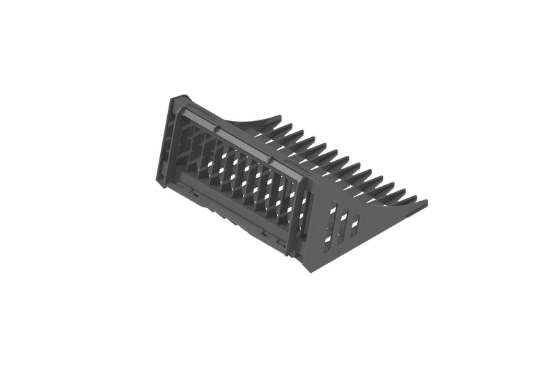 Indlæs billede i Gallery Viewer, Skid Steer Flat Bar Rock Bucket 44 Inch Reinforced Cutting Edge Sand Sifting Attachment
