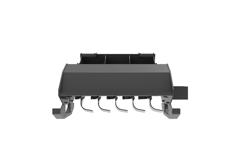 Carregue imagem no visualizador da galeriaSkid Steer Bi-Directional Rotary Tiller Attachment 44 Inch Replaceable Hardened Tines
