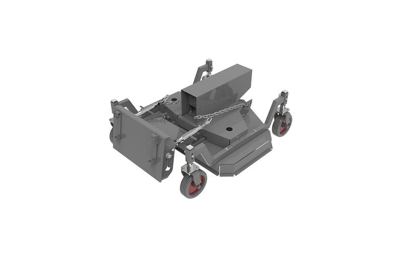 Load image into Gallery viewer, Hydraulic Finishing Mower for Compact Loader, 48 Inch, Height Adjustable Lawn Mowing Attachment
